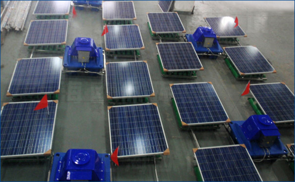 解层式太阳能曝气机批量生产现场 解层式太阳能曝气机批量生产现场