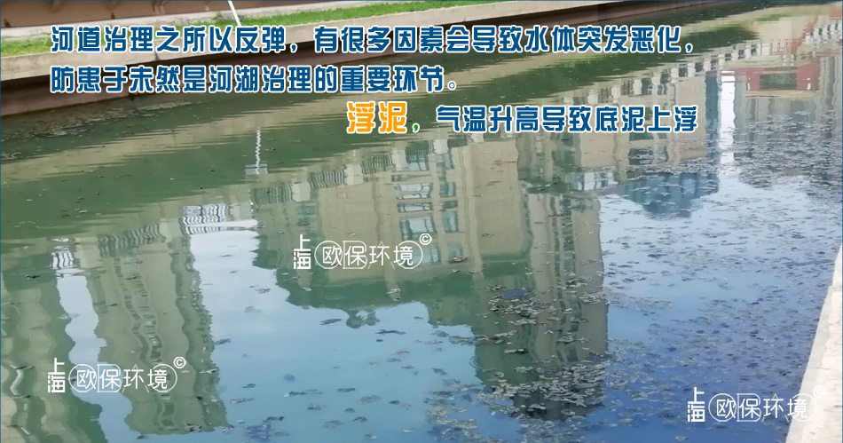 河道中的浮泥危害:城市河道水体流动性差,污染累积量大,当温度升高时,极易产生底泥上浮,但浮泥比较松散,打捞困难,因此,处理起来比较棘手,很多区域只能打碎再回到河道,导致浮泥重复发生。若不加处理,河道水体极易黑臭。 河道中的浮泥危害:城市河道水体流动性差,污染累积量大,当温度升高时,极易产生底泥上浮,但浮泥比较松散,打捞困难,因此,处理起来比较棘手,很多区域只能打碎再回到河道,导致浮泥重复发生。若不加处理,河道水体极易黑臭。