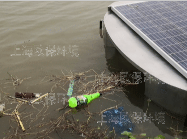 OBAO-FC400太阳能保洁船自动清除树叶、浮泥、浮萍、落叶、断草、浮沫、泥苔、泥斑、泥皮、油污、水藻、红藻、绿苔等漂浮物