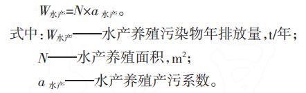 排污系数法公式