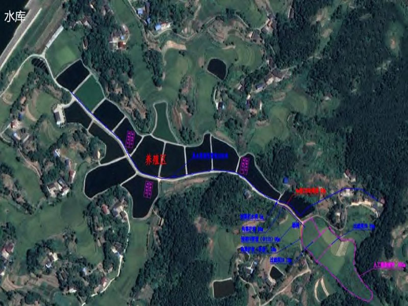 三池两坝工艺平面布置图